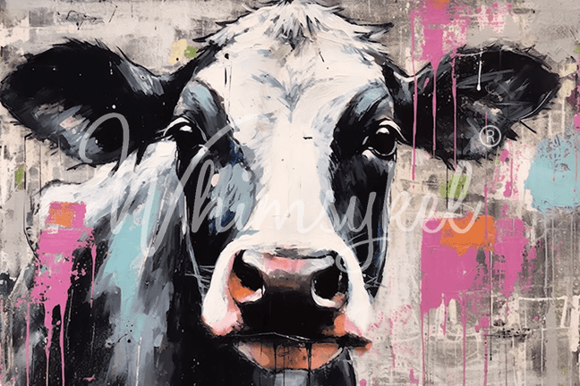 Moonique 18 lb decoupage tissue paper featuring cow and wildlife designs in vibrant colors, 21x29 inches, from Whimsykel