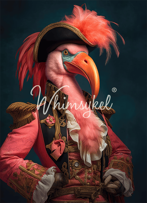 Captain Featherduster | A2 Rice Paper | 16.54in x 23.39in