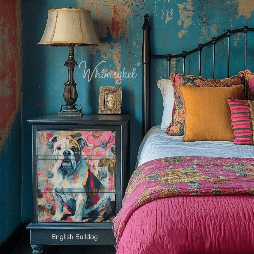 English Bulldog | 18 lb Decoupage Tissue Paper | 21x29