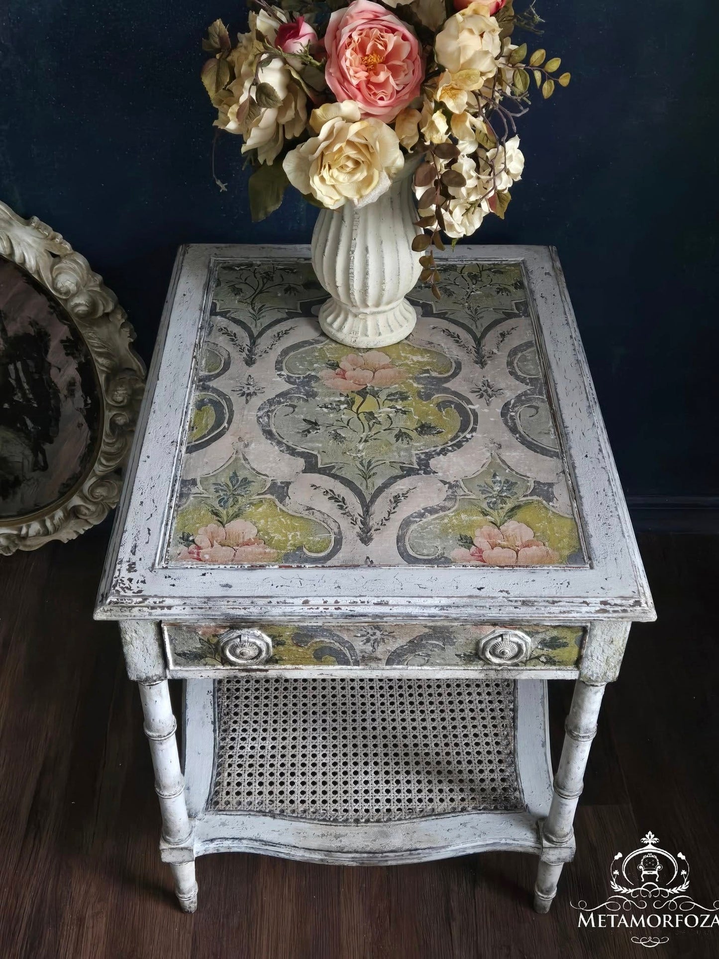 Romantic Fleurs | 18 lb Decoupage Tissue Paper | 21x29 in