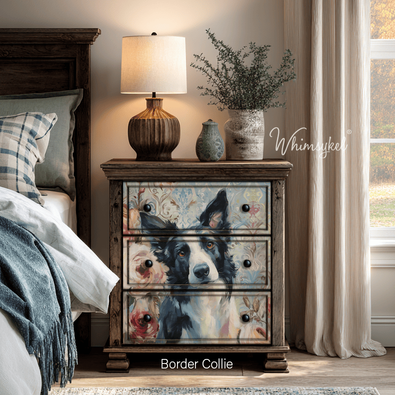 Border Collie | 18 lb Decoupage Tissue Paper | 21x29