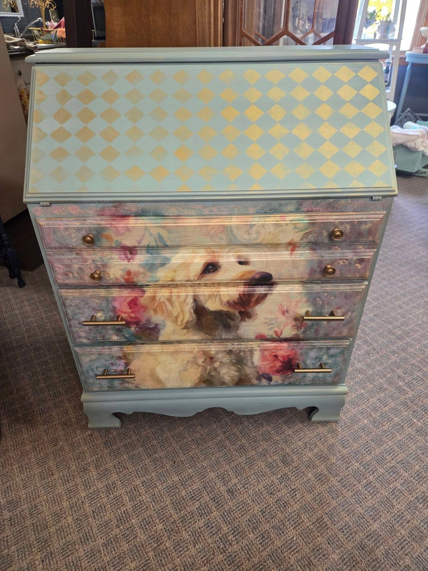 Golden Doodle | 18 lb Decoupage Tissue Paper | 21x29