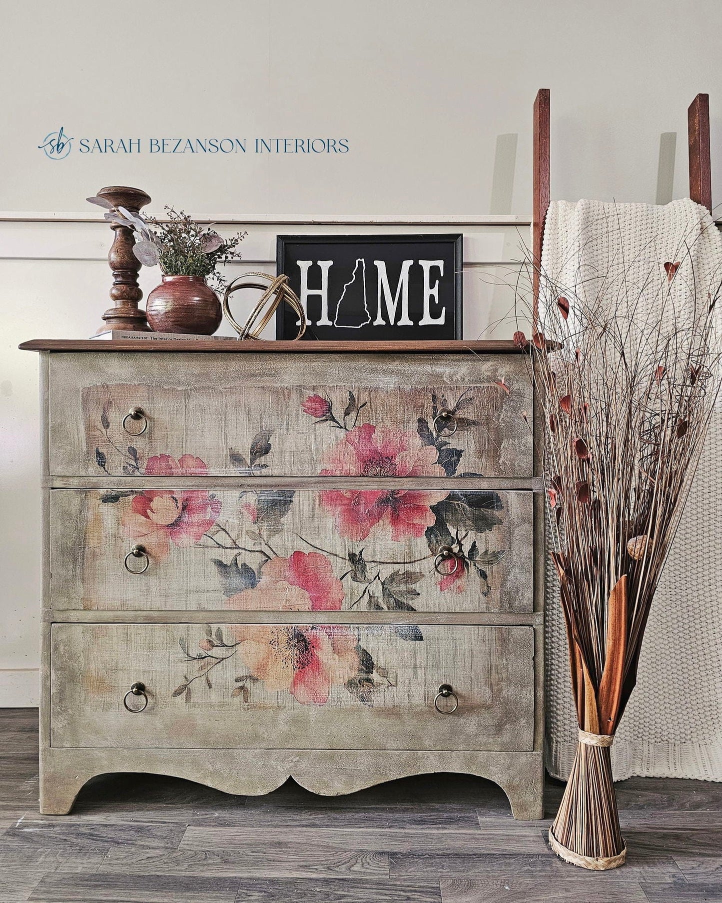 Linen Flowers | 18 lb Decoupage Tissue Paper | 21x29 in