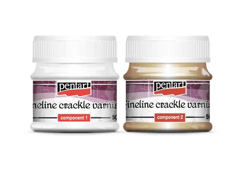 Fineline Crackle Varnish 2 Components Set