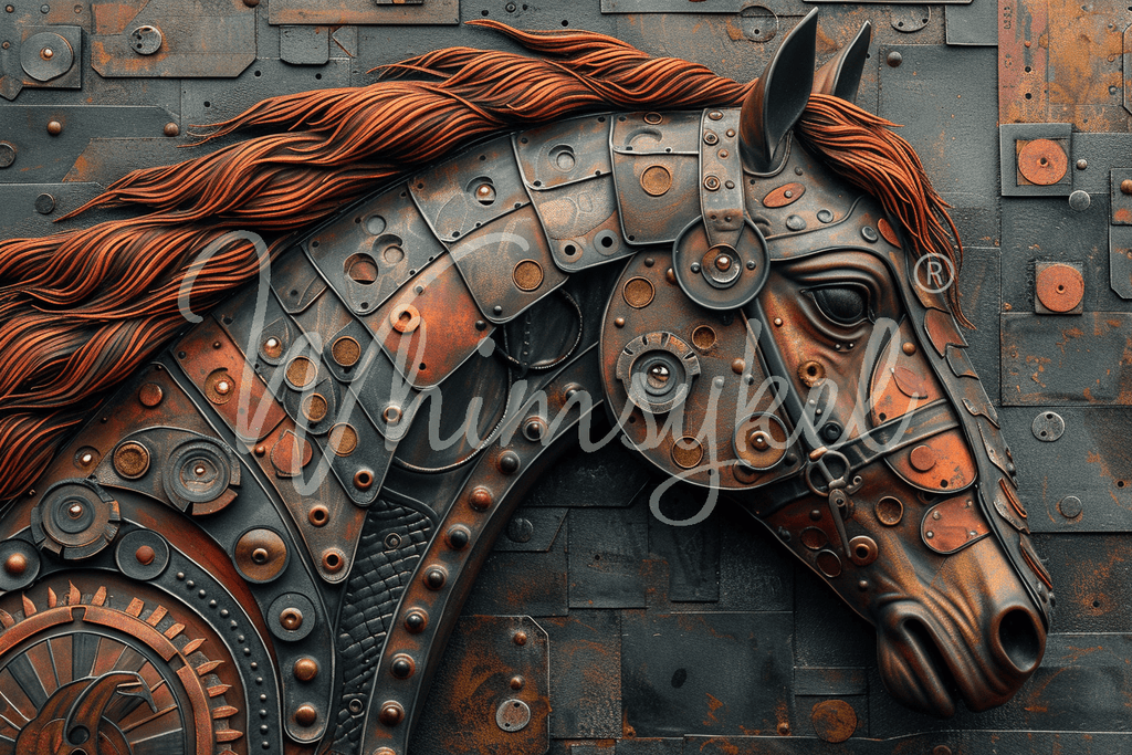 Iron Horse | 18 lb Decoupage Tissue Paper | 21x29 Inches