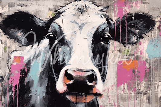 Moonique 18 lb decoupage tissue paper featuring cow and wildlife designs in vibrant colors, 21x29 inches, from Whimsykel