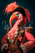 Captain Featherduster | A3 Rice Paper | 11.69 in x 16.54 in