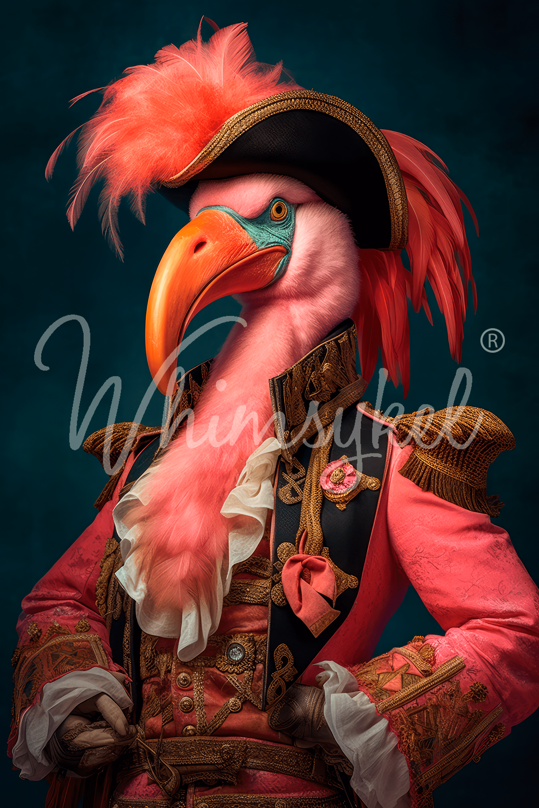 Captain Featherduster | A3 Rice Paper | 11.69 in x 16.54 in