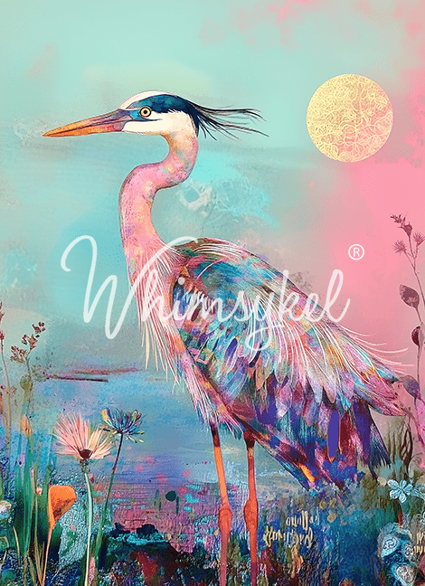 Customized Tissue Paper Pastel Morning Reverse design with rice decoupage pattern, soft pastel pink, blue, and cream