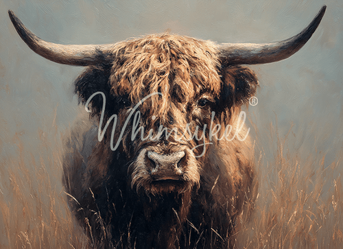 Bramble & Bristle 18lb decoupage tissue paper with Highland cow, Longhorn, animals, wildlife, fall autumn rustic design