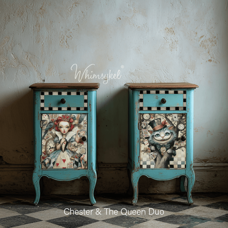 Close-up of the textured tissue paper surface featuring vibrant colors and intricate decoupage pattern details.