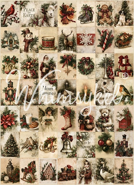 Christmas Keepsakes | 18 lb Decoupage Tissue Paper | 21x29 in