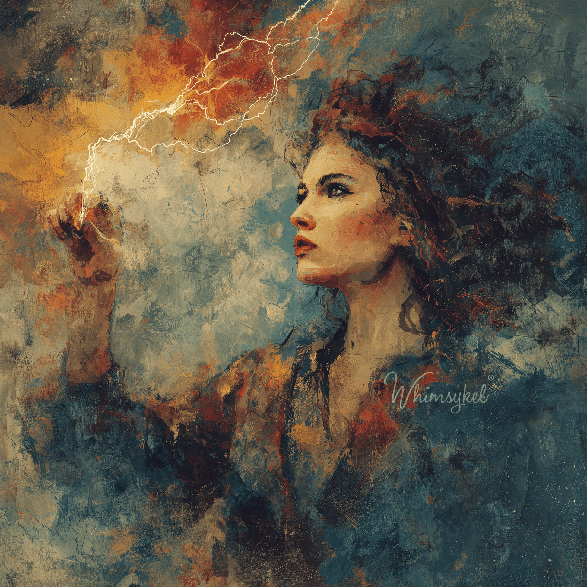 Creative Force square rice decoupage tissue paper with colorful woman design, 20x20 inches, lightweight and textured for DIY