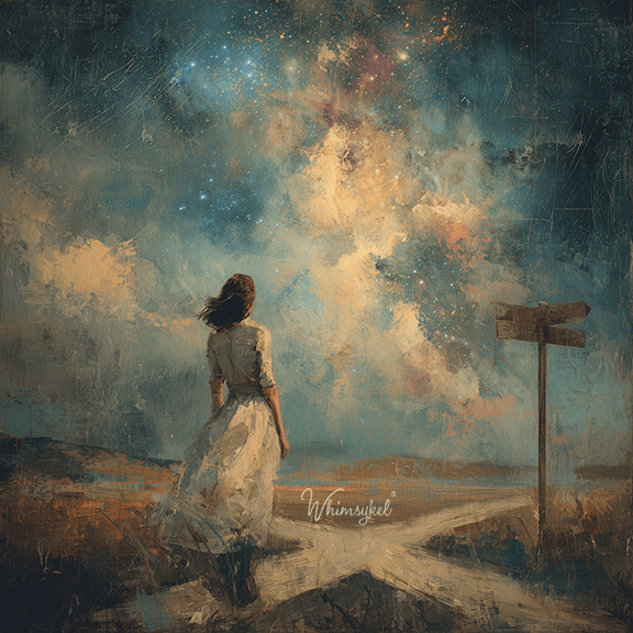 Customized Tissue Paper Crossroads design with square rice decoupage pattern in neutral beige and brown tones, woven