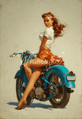 Curves & Crusin' | 18 lb Decoupage Tissue Paper | 21x29 in