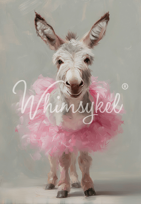 Whimsykel Designs Donkey Dance 18 lb decoupage tissue paper, 21x29 inches, colorful curiosity blooms pattern with textured