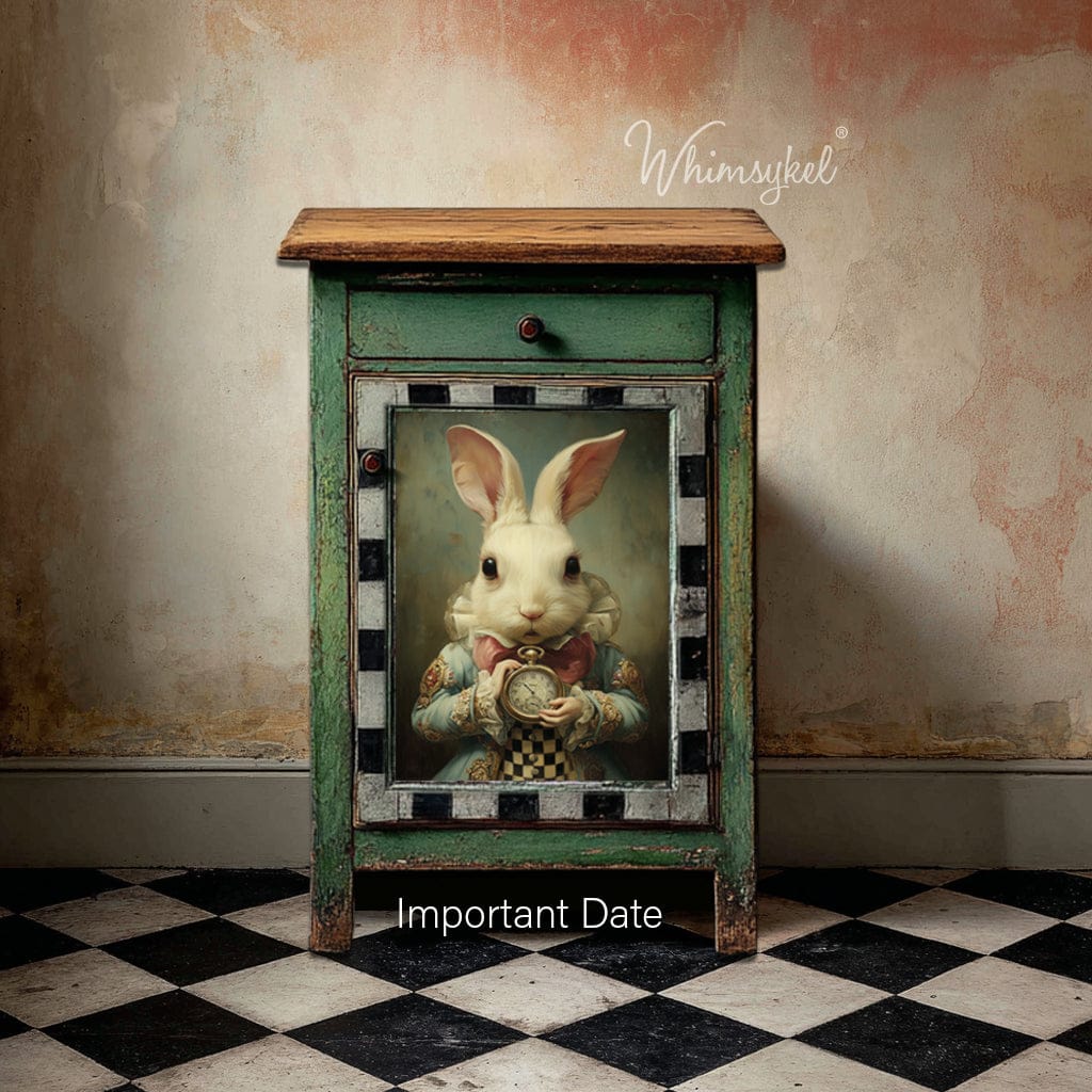 Close-up of textured, creased decoupage tissue paper with visible floral pattern in soft pastel colors at 45-degree angle