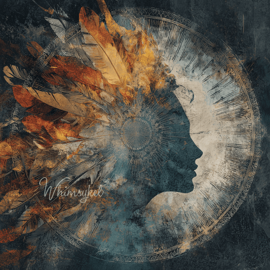 Customized Tissue Paper Inner Compass design in square rice paper with textured surface and vibrant blue and white colors