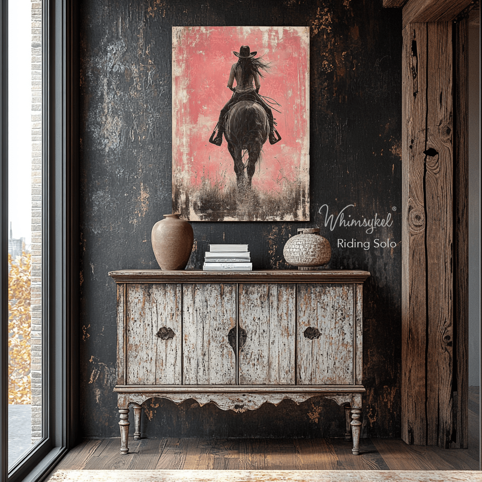 Close-up of folded Riding Solo decoupage tissue paper with intricate floral patterns in vibrant hues, showing textured