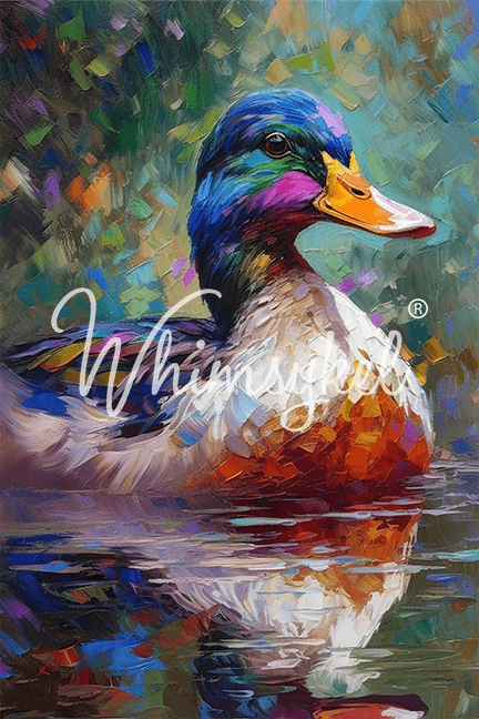 Shakespeare Mallard Reverse tissue paper with rice print, vertical layout, customized design, lightweight tissue material