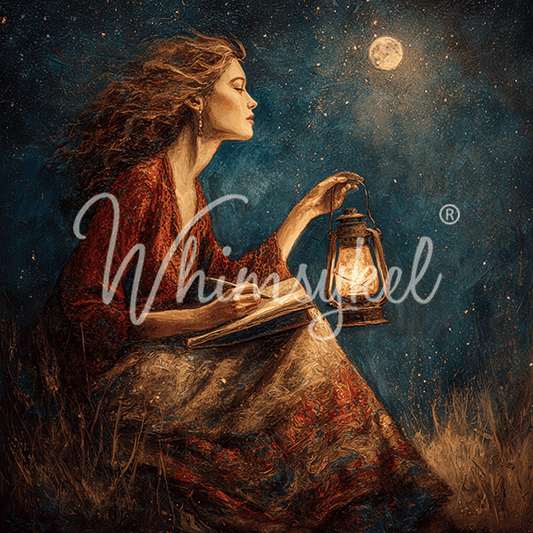 Customized Tissue Paper The Lantern and the Storyteller printed tissue paper with red, gold, and black ink, soft tissue