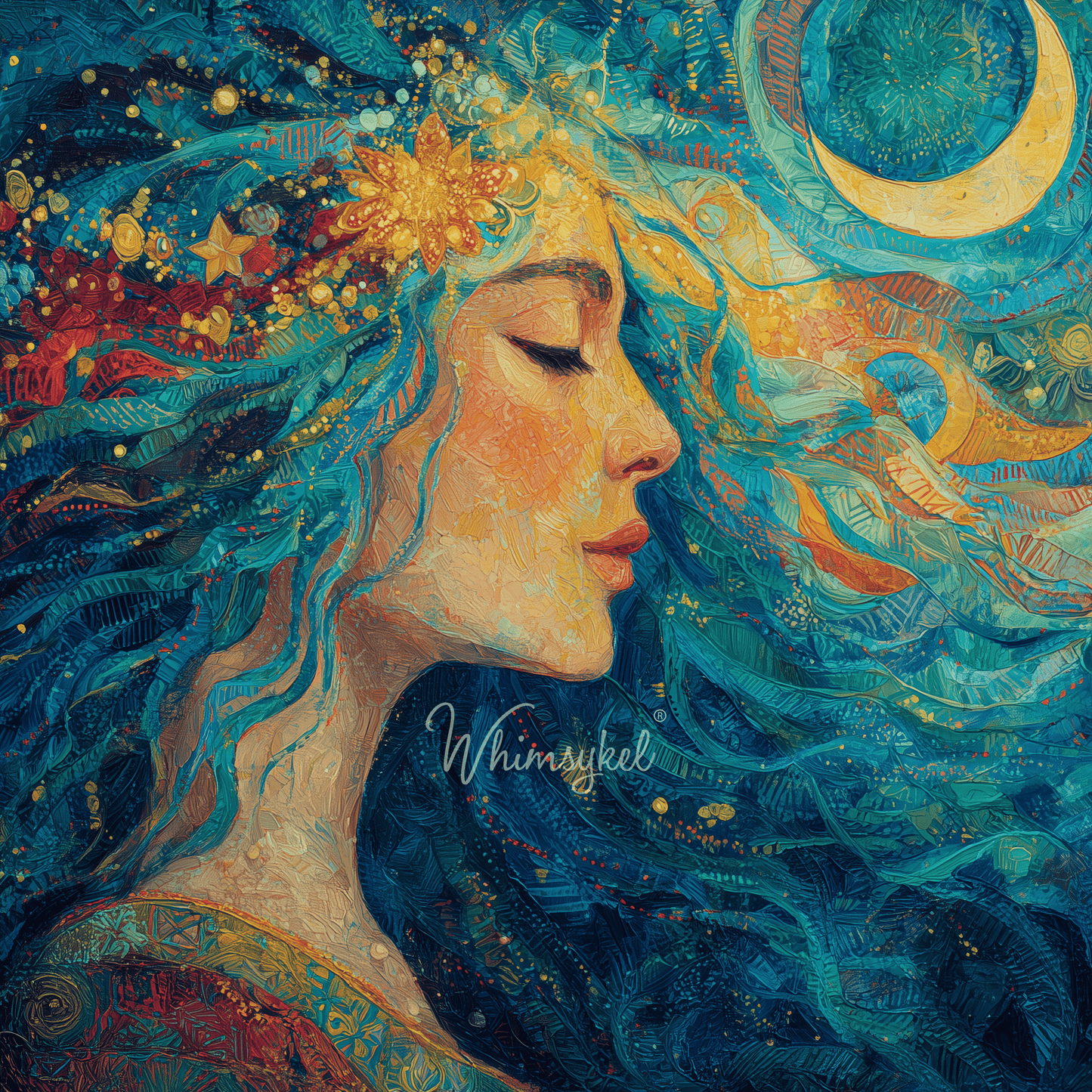 Customized Tissue Paper The Way She Glows square decoupage paper featuring vibrant floral designs on textured matte surface