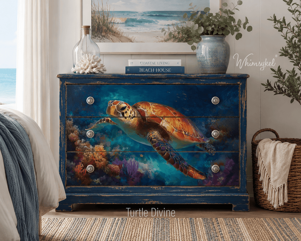 Turtle Divine | 18 lb Decoupage Tissue Paper | 29x21 in