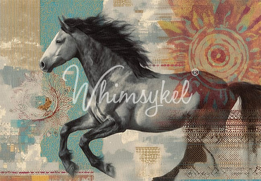 Unbridled Echoes | 18 lb Decoupage Tissue Paper | 29x21 in