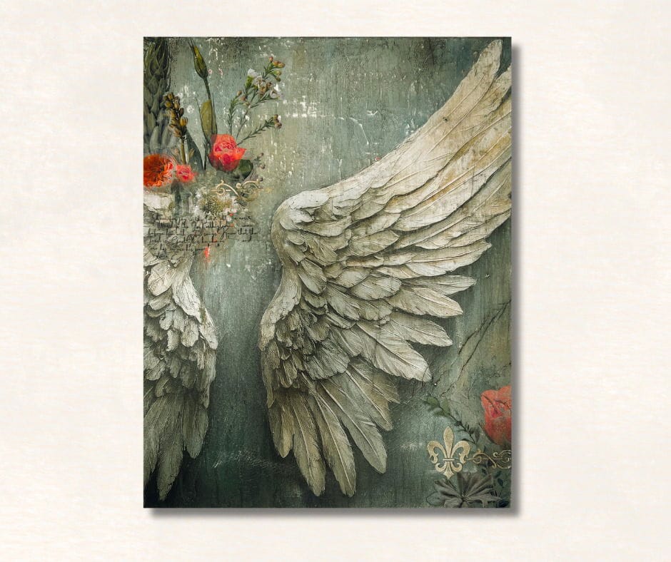 Angel Wings  | 18 lb Decoupage Tissue Paper | 2 Sizes