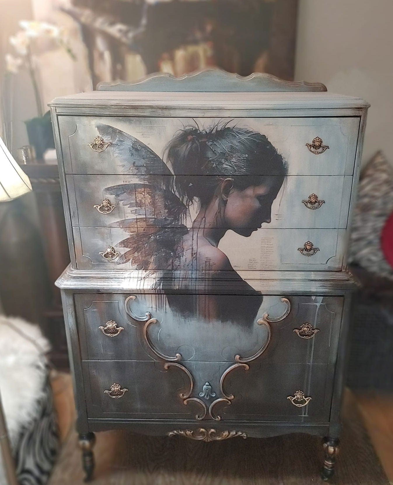 Anges parmi nous : Dara Papier de soie de découpage 21x29 