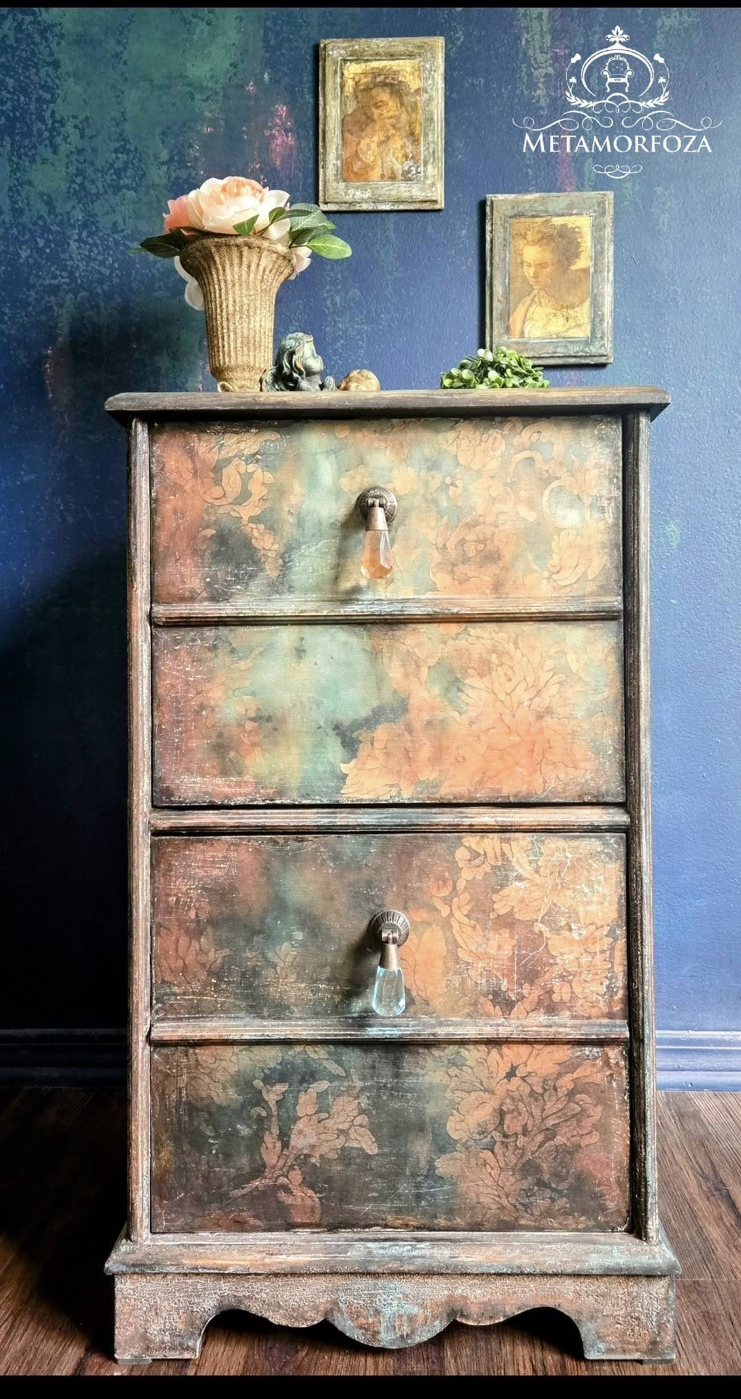Baroque Patina |18lb Decoupage Tissue Paper | 21x29 in