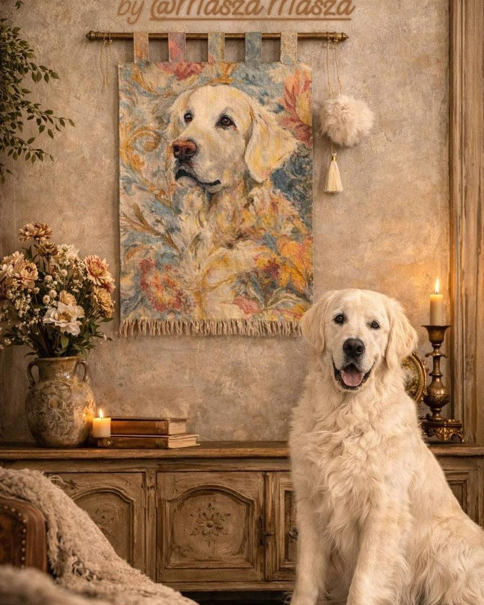Golden Retriever | 18 lb Decoupage Tissue Paper | 21x29