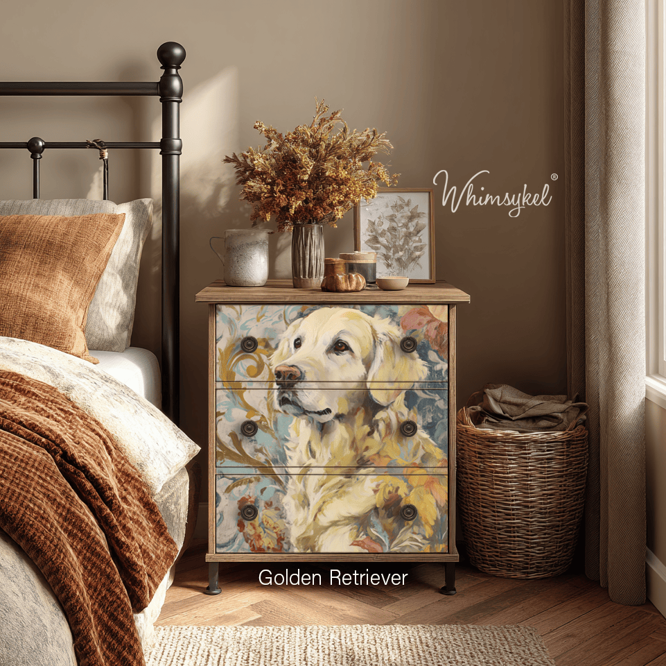 Golden Retriever | 18 lb Decoupage Tissue Paper | 21x29
