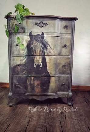 Heart Horse | 18 lb Decoupage Tissue Paper | 10x14 in