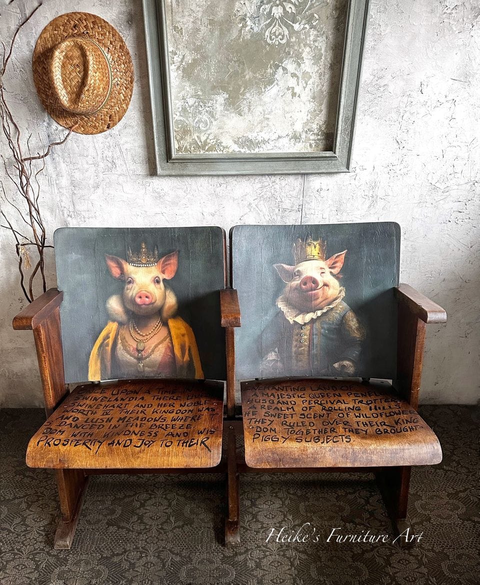 Close-up of the tissue paper's textured surface featuring vibrant Princess Porkabella character details and intricate