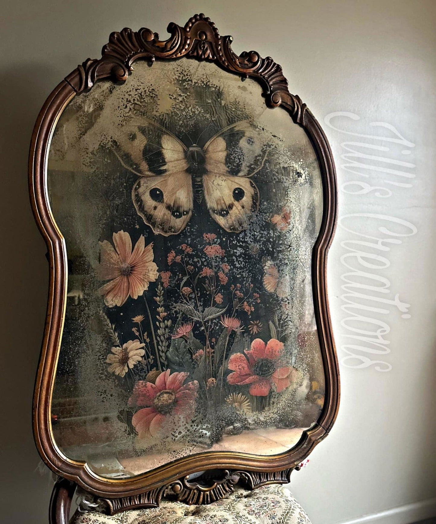 Midnight Moth |18lb Decoupage Tissue Paper | 21x29 in