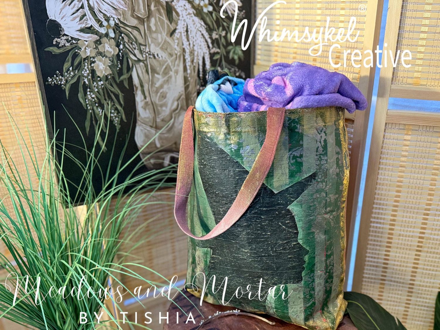 Close-up of detailed rice paper featuring intricate vintage text and floral patterns with visible textured surface and soft