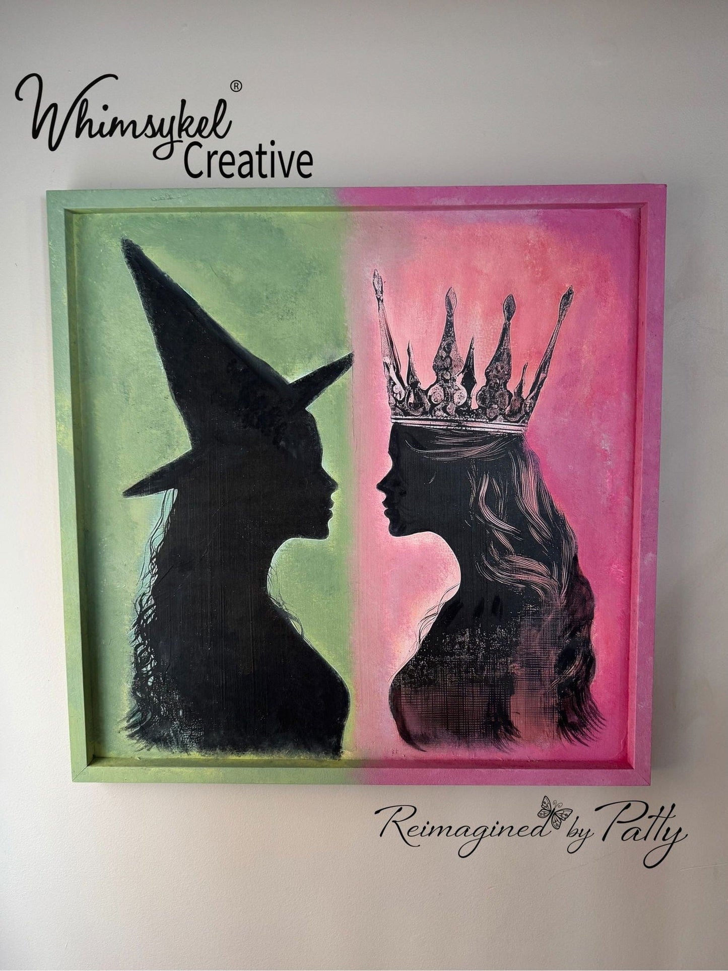 Close-up of the torn tissue edge revealing intricate rice paper fibers and vibrant color highlights in the decoupage design.